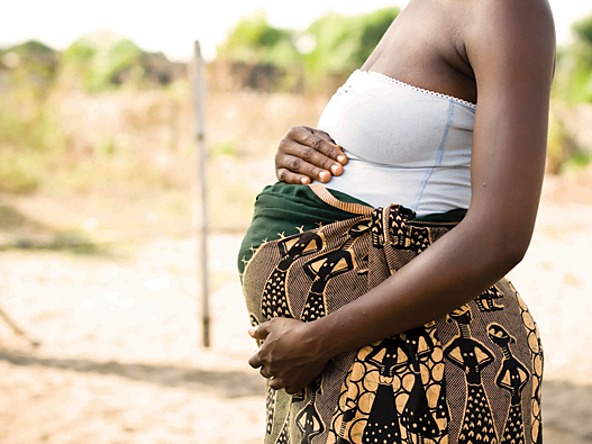 photograph on pregnant woman